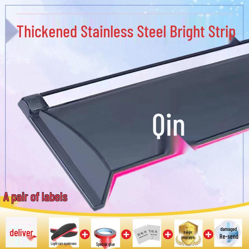 Rain Guards for BYD Qin PLUS, Qin EV, and Qin Pro Car Windows
