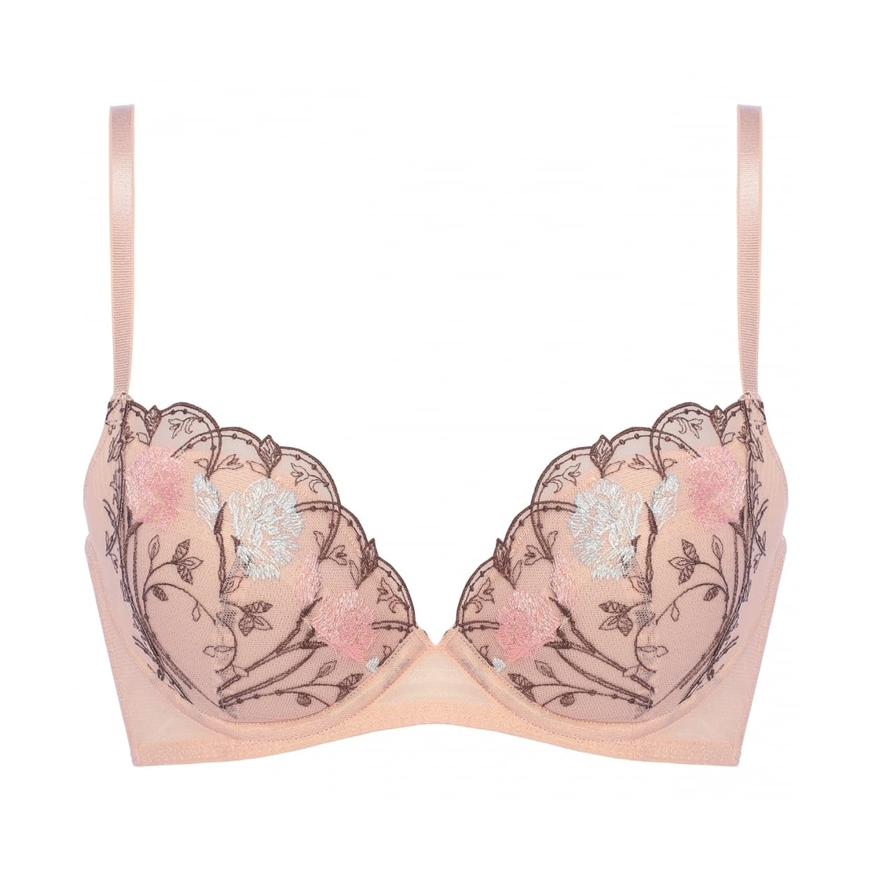 

AMOSTYLE Rosy Paradise M019 Размер D70 Бюстгальтер пуш-ап, (розовый),