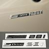 3D ABS Car Letters Logo SDrive 28i 30i Rear Trunk Badge Side Fender Emblem Decals For BMW Z4 E85 E86 E89 G29 Auto Accessories