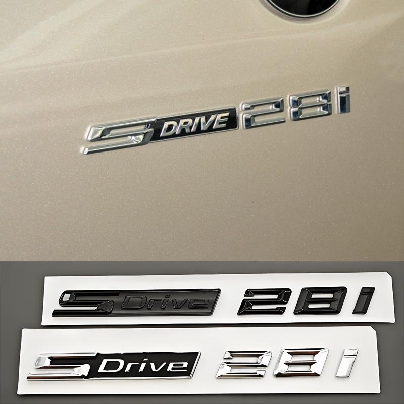 3D ABS Car Letters Logo SDrive 28i 30i Rear Trunk Badge Side Fender Emblem Decals For BMW Z4 E85 E86 E89 G29 Auto Accessories