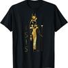 Isis Goddess of Healing In Black and Gold Design T-Shirt