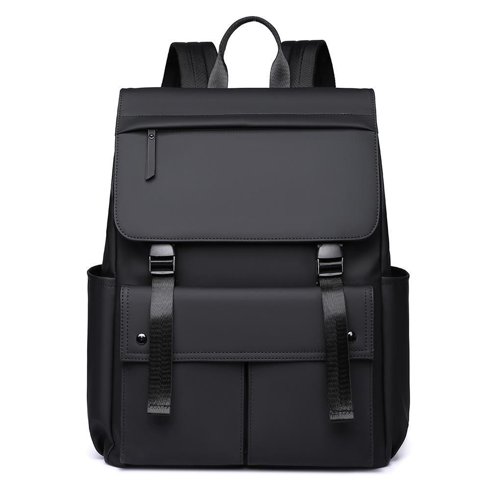 Men s Fashionable Large-Capacity Double-Shoulder Casual Backpack for Commuting, Travel, and School чёрный