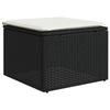Vidaxl 10-Cz. Set da Giardino, Cuscini Rattan Nero Pe