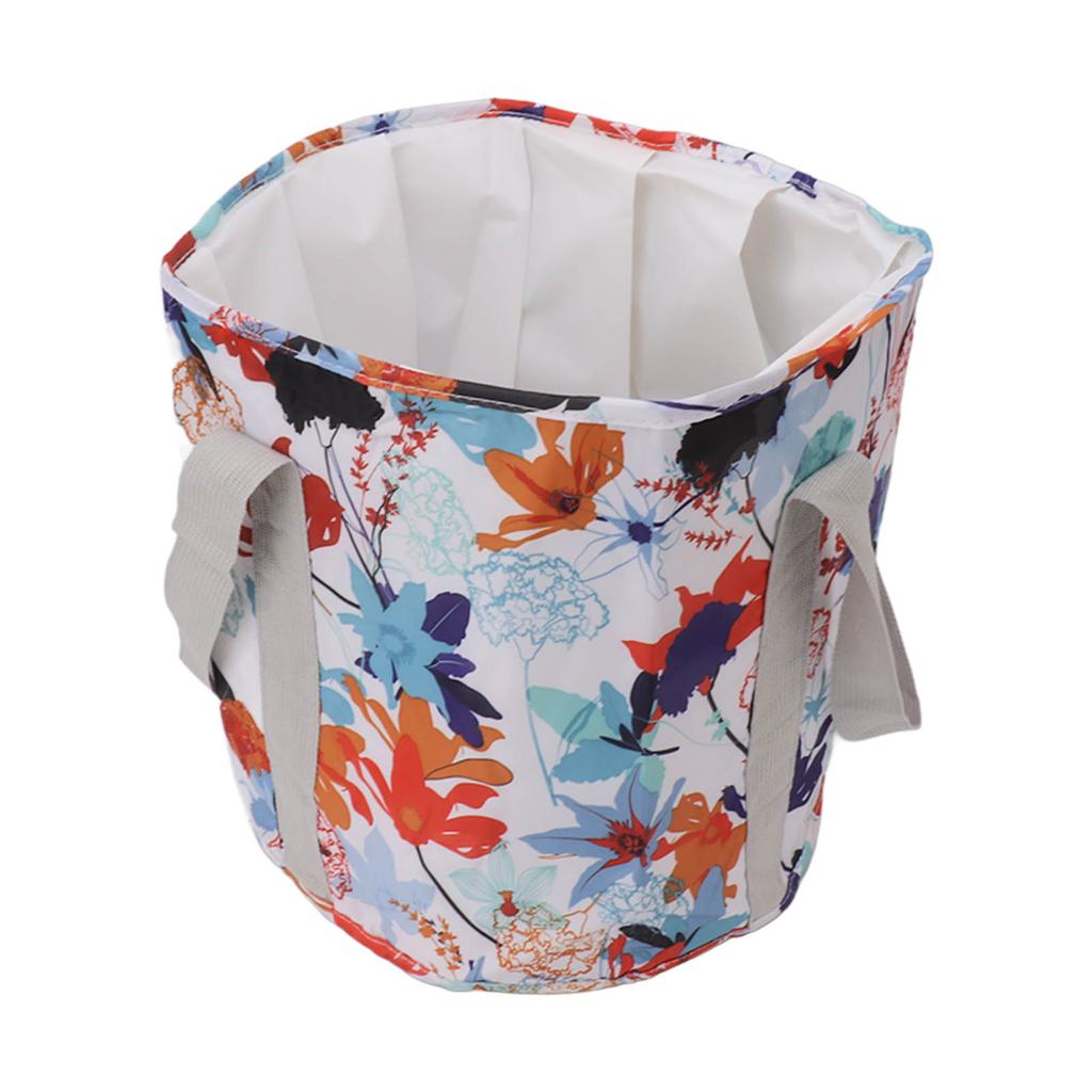 Zusammenklappbares Fußbadbecken PVC Isoliert Tragbare Fußweichbadewanne Wassereimer mit Griff für Outdoor-Camping