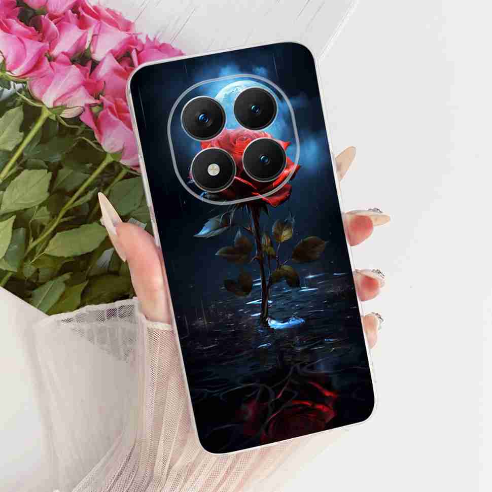 Für Xiaomi Redmi Note 15 Pro Plus ProPlus 5G Hülle Blume Cartoon Hülle Weiche Silikonhülle Für Redmi Note 15 Pro+ Hülle