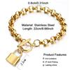 Edelstahl Drachenknochenkette Titan Anhänger Schlüssel Armband - Hip Hop Partner Schmuck