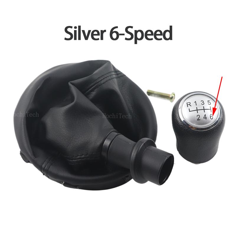 Fit For Volkswagen VW Transporter T5 T5.1 Gp 2003-2011 T6 Car 5 6 Speed Leather Gear Stick Shift Knob