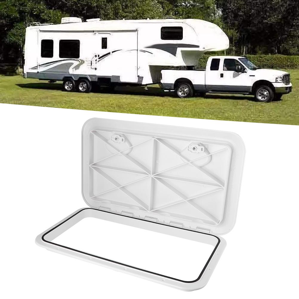 Square Deck Access Inspection Cover Double Handles Anti UV RE 353 606 for Marine Boat Yacht