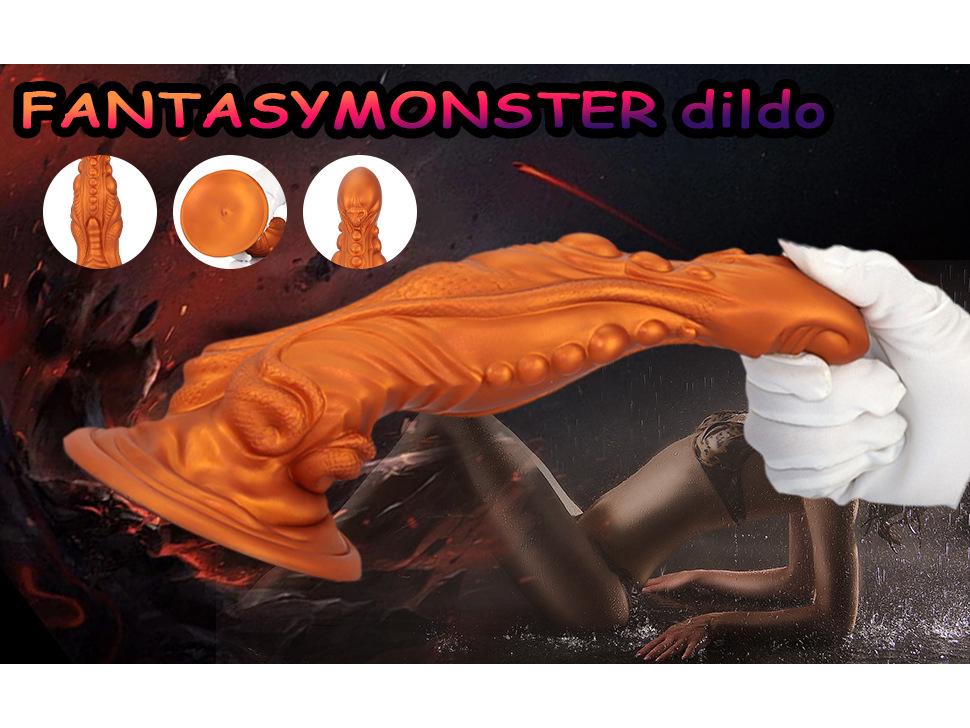 Silicone Dildo for Men & Women, Anal Expander, Couples' Erotic Pleasure Toy.