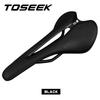 TOSEEK Bike Saddle Carbon Lightweight Women's Road Bike Saddle Seat Cushion with Ventilation Soft Leather EVA Comfortable Design