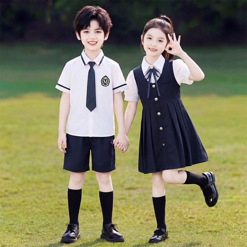 Britische Akademie Stil Kindergarten Sommeruniform Set für Abschlussfotos