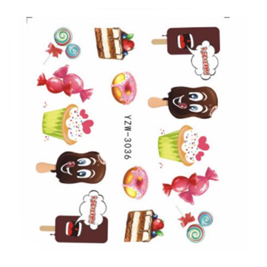 1pc 3D Nail Stickers Spring Summer Natural Flower Leaves Simulation Dried Flower Dragonfly Nail Applique Water Slides Decoration