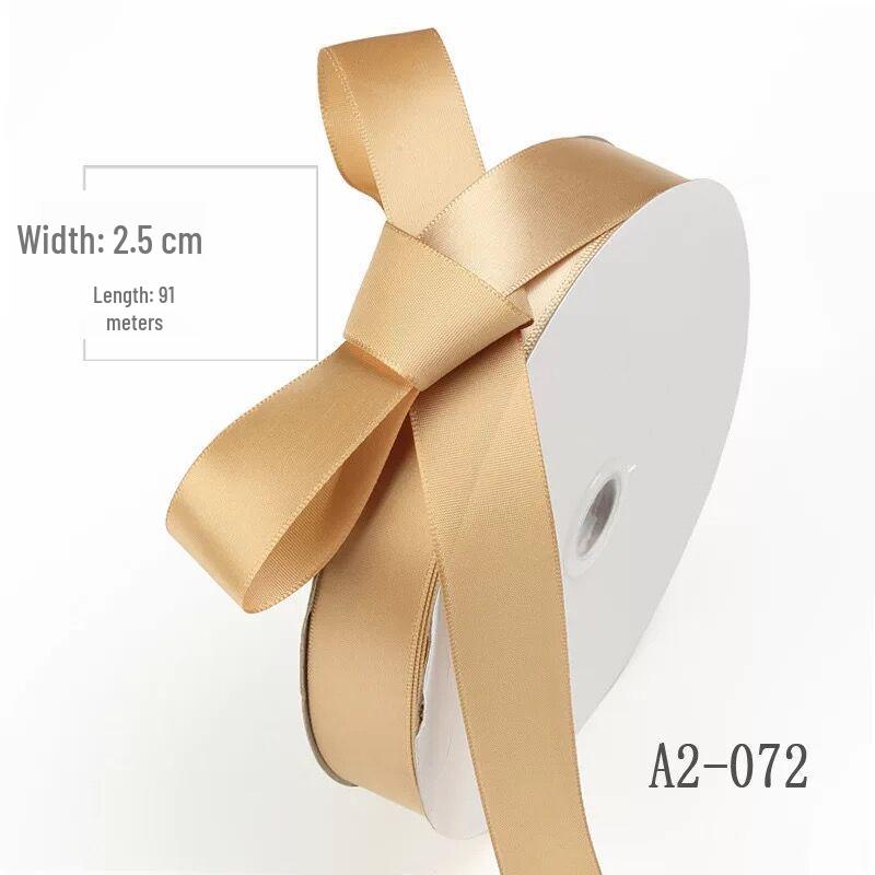 Christmas Gold Ribbon Cake Box & Floral Arrangement Gift Packaging