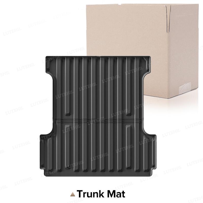 LUTEHIL For Ford F150 2015-2025 2025 2025 2025 2020 19 All-Weather TPE Floor Mat Trunk Mat Carpet Cover Auto Interior Accessorie