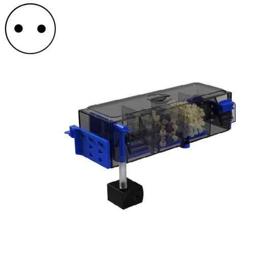 Filtru de acvariu Filtru cu mai multe straturi pentru rezervor de pește cu oxigenare în cascadă Funcționare silențioasă filtrare