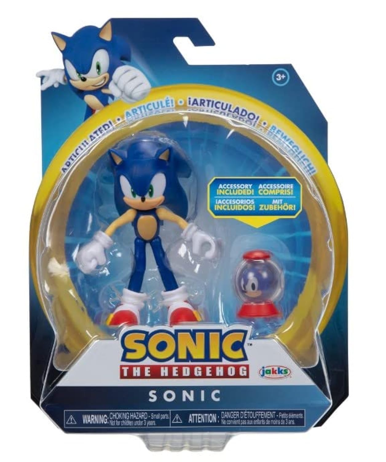 Sonic the Hedgehog Articulated Action Figure Collection 4-inch (Select Figure) (Sonic 2.0)