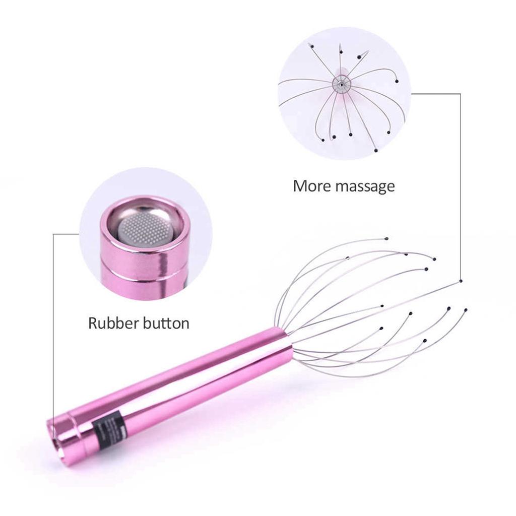 Electric Scalp Massager Portable Head Scratcher Massager Handheld Scratcher for Head Relaxing Scalp Massage Tools