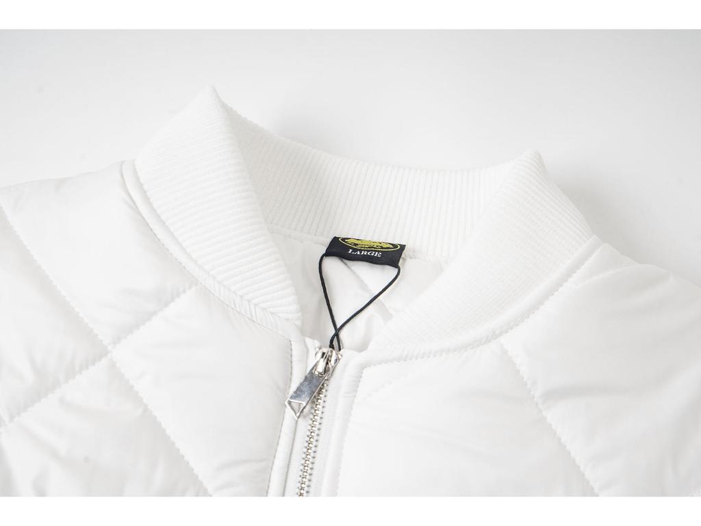 Winter-Diamantmuster Samt-Steppjacke - Corteiz Alcatraz FW25