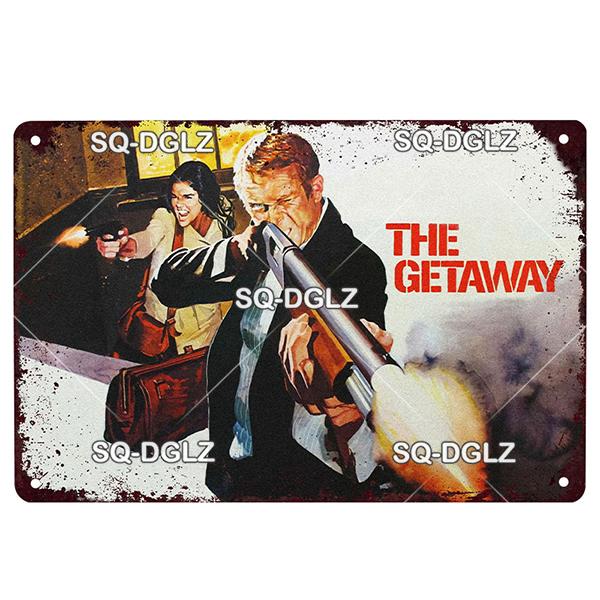 Movie Poster Metal Sign Metal Poster Tin Sign Plaque Metal Vintage Wall Decor for Bar Pub Club Man Cave Metal Signs(20x30cm)