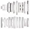 Door Lock Plate Clip Stainless Steel for Gate Home Bedroom Bathroom Door Hardware HA1021 H