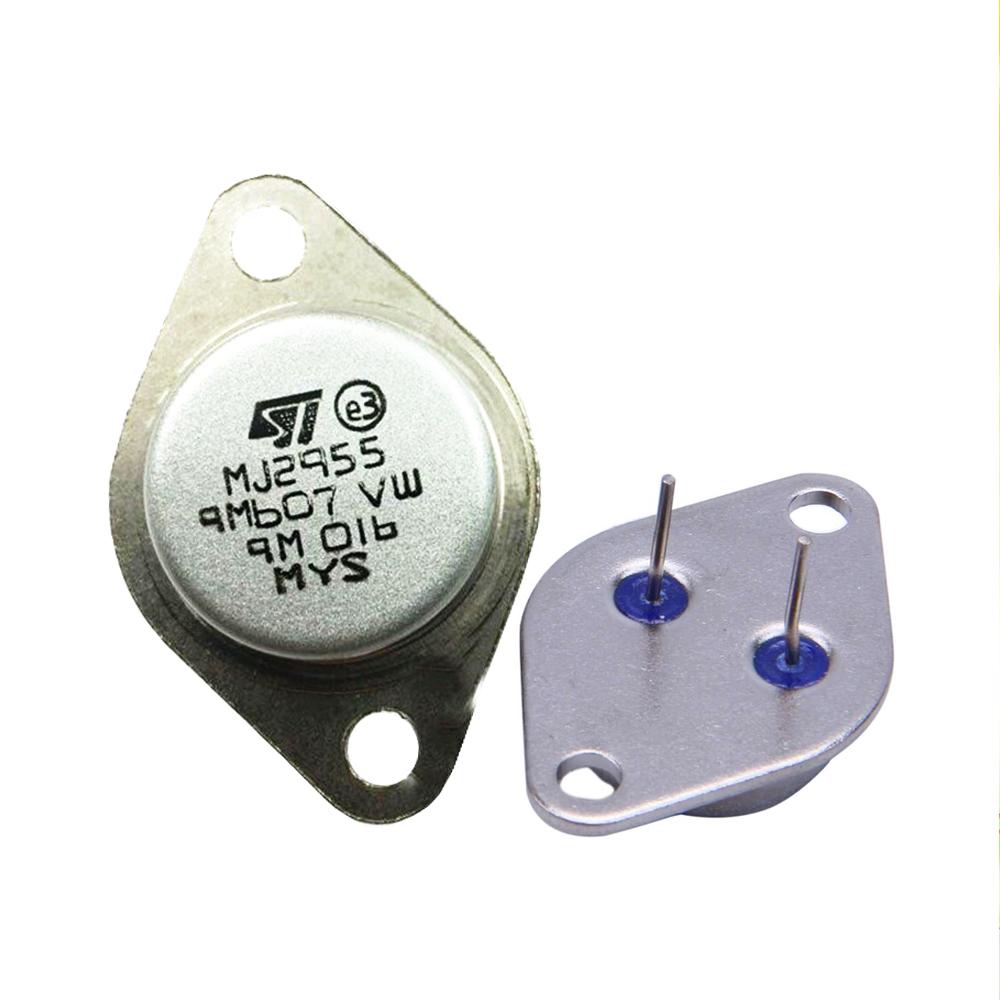 5 Pezzi MJ2955 Transistor PNP TO-3 15A 60V - Reland Sun, Componenti Elettronici Di Potenza
