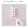 Folding Hanger Storage Rack No Punching Wall Hanging Home Balcony Dormitory Wardrobe Drying Rack Clothespin Collector