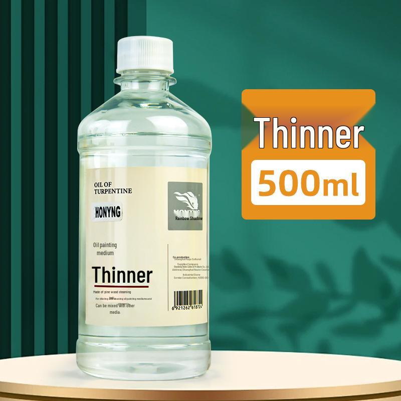 Hibiscus/Rainbow Shadow Odorless Oil Painting Turpentine - Large 250ml/500ml Cleaner & Thinner.