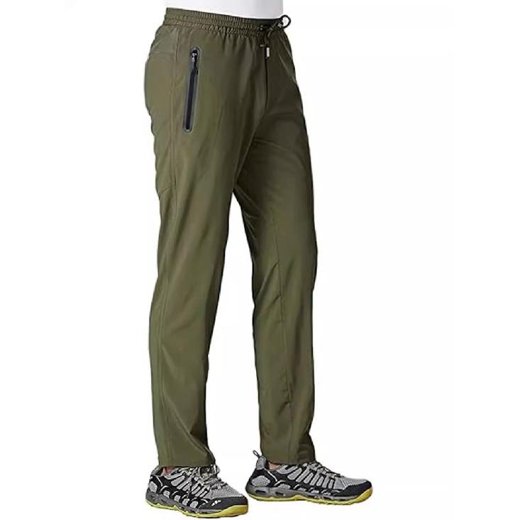 New Men'S Sports Outdoor Mountaineering Fashion Leisure Sports Fast Drying Breathable Elastic Sports Pants Men