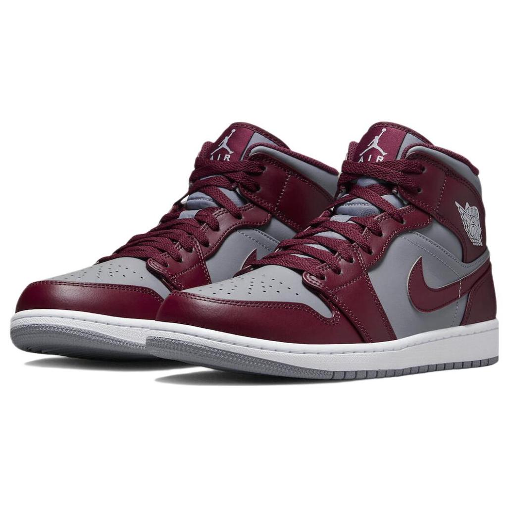New JORDAN 1 Mid Cherrywood Red DQ8426-615