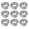 10Pcs Ball Bearing Stainless Steel with 17mm Inner Diameter Rollers Replacement for Machine