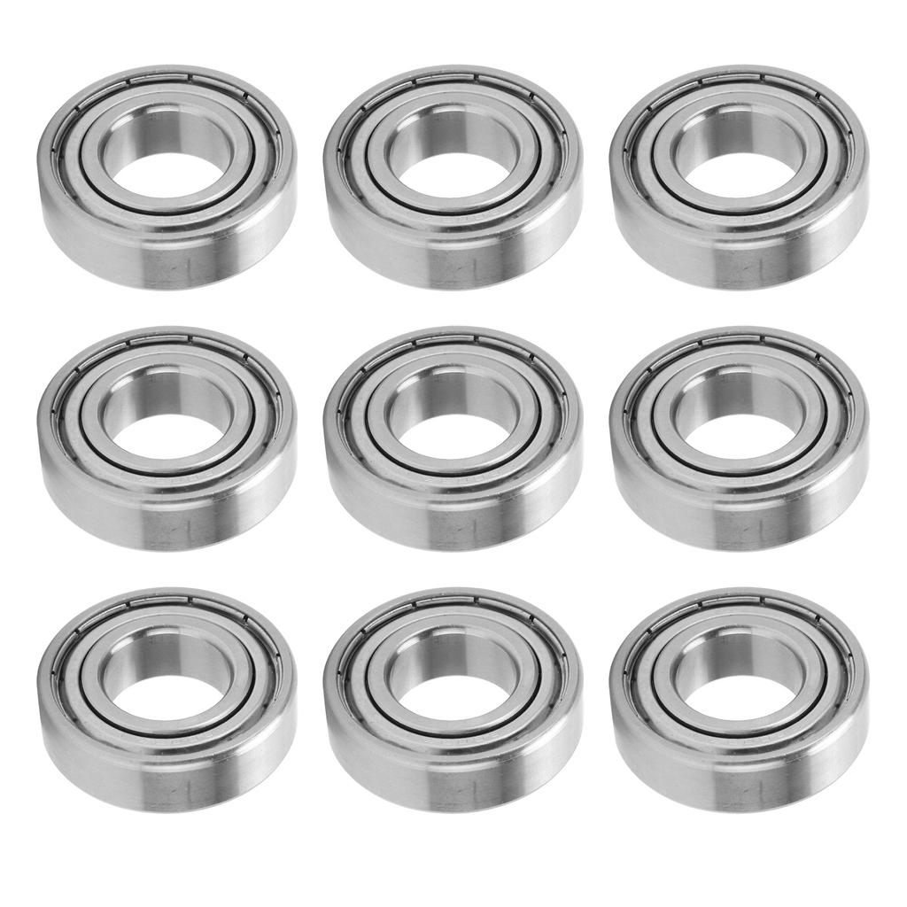 10Pcs Ball Bearing Stainless Steel with 17mm Inner Diameter Rollers Replacement for Machine