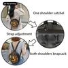 Schattige Vossenprint Ronde Schoudertas Casual Messenger Bag voor Vrouw Beste Cadeaus 2D Platte Casual Dagelijkse Crossbody Tas