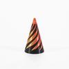 3DPrinted Spiral Cone Pyramid Passthrough Sculpture Vortex Illusion Cone Toy, Mini Spiral Ornament,Stress Relief Desk Decoration