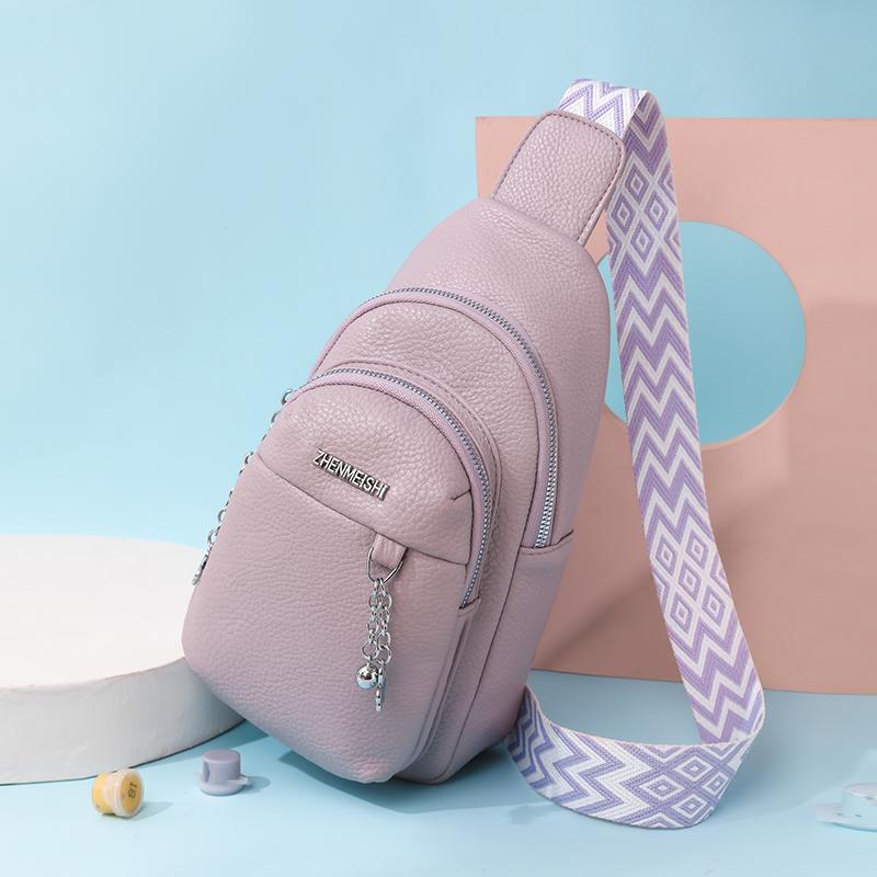 Women Bag Fashion Ladies Daily Chest Bag One Shoulder Crossbody Bag Girls Small Short Trip Travel Carry Bags Simple Messenger