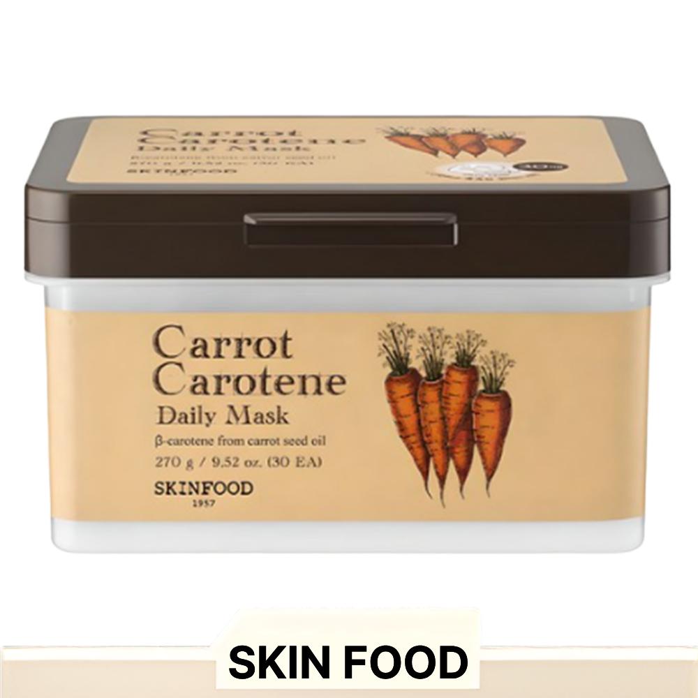 Skinfood Mască Zilnică cu Caroten din Morcov – Mască Tip Șervețel cu Extract de Morcov 30 buc (270 g)