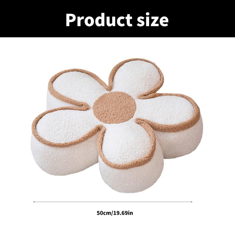 Plush Flower Cushion Pillow Soft And Comfortable Floor Cushion For Sofa Or Chair Adds Charm Touch To Any Home Decors