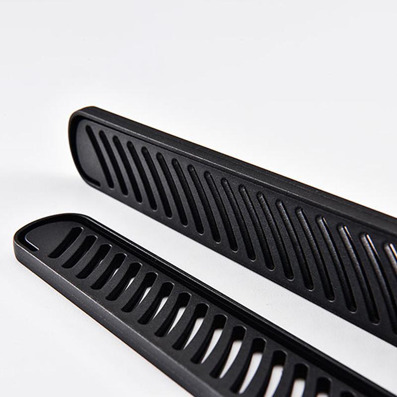 Bıçak Kılıfı Siyah Plastik Bıçak Kılıfları Oyuk Bıçak Bıçağı Koruyucu Kılıf Kenar Koruyucuları Kılıf Mutfak Aksesuarları