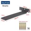 Invisible Heavy-Duty Wall Mount Shelf Bracket - Triangle Support (150/200/250mm)