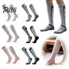 Comfortable Compression Socks for Skiing Unisex Cotton Ski Women Men, Thermal Snowboard Socks, Non Slip Soft Cold Weather Cuff Winter Warm