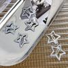6pcs Fashion Sparkling Five-Pointed Star Hairpins Hair Duckbill Clip Sweet Hair Barrettes Fashion Hair Accessory Gifts