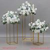 Simulated Silk Floral Arrangement: Round Flower Ball for Aisle, Table, or Wedding Stage Decoration.