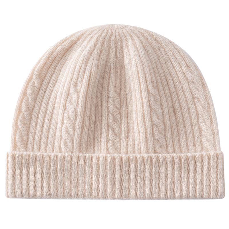 Cashmere Autumn and Winter New Unisex Fashion Versatile Warm Ear Protection Cold Knitted Hat