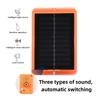 1 Set Waterproof Solar Energy Bird Repelling Device Reflector Farm Orchard Bird Scaring Device 360° Rotating Solar Bird Repeller