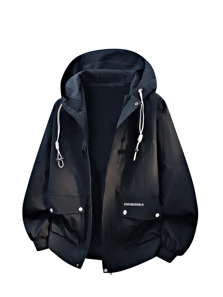 2026 Men's Hooded Windproof Waterproof Mountaineering Jacket - Spring/Autumn