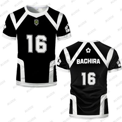 Japanischer Anime Blue Lock Staffel 2 Neues Isagi Fußballtrikot Damen Herren Kurzarm T-Shirts Cosplay Bachira Nr. 16 T-Shirts Freizeit-Top