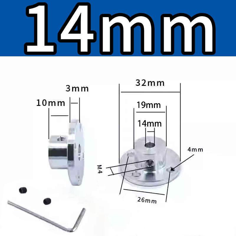 1PCS Rigid Flange Coupling Motor Guide Shaft Coupler Motor Connector Shaft Axis Bearing Fittings 3/4/5/6/6.35/7/8/10/11/12/14mm