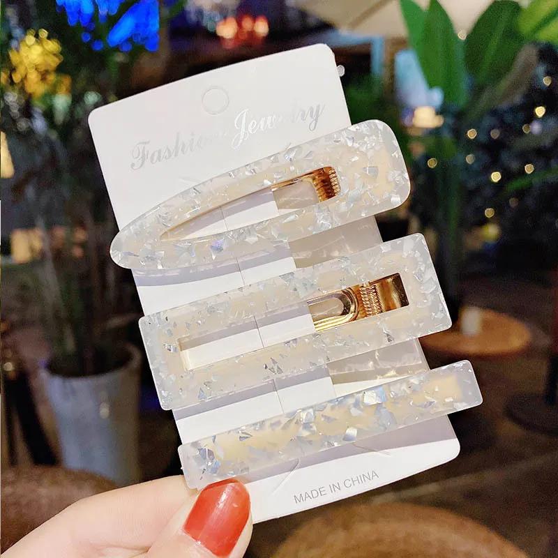 

48 стилей 3 шт. заколки для волос для женщин ацетатные заколки набор аксессуары для волос ювелирные изделия корейские женские заколки зажим для волос головной убор для девочек