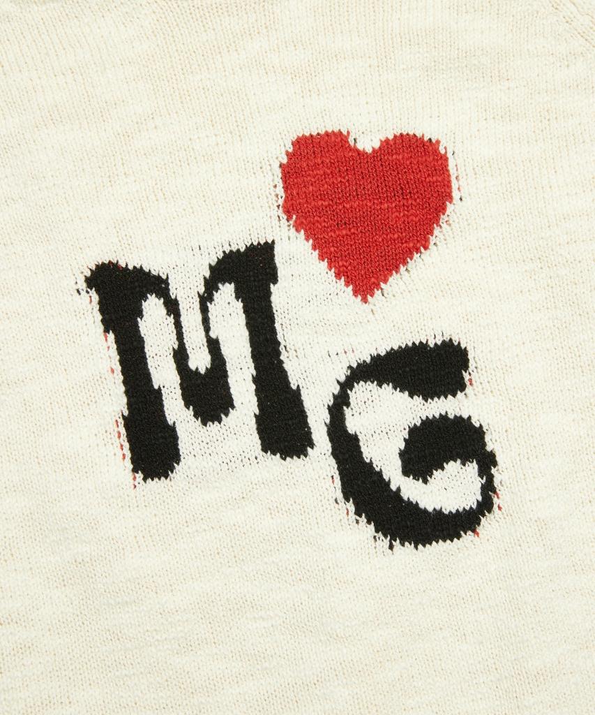 MARK GONZALES Women'S Mg Slub Short Sleeve Knit - Ivory