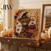 Fall Indoor Art Projects Halloween Faux Pearl DIY Kit, Spooky Cute 3D Beads Painting Crafts, Stress Relief Craft Activities Gothic Ghost Pumpkin