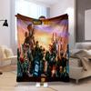 classic game World of Warcraft Frozen Throne blanket Soft and portable four season home bed, sofa blanket, office travel, lunch break, warm blanket Y5